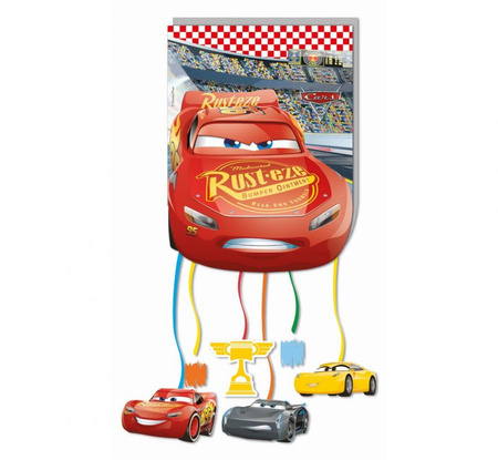 #PI Piniata "Cars 3", 1 szt., 28 x 21 cm KK