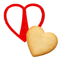 Foremka do tworzenia dekoracji SERCE WZ.I KicCake