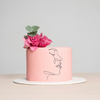 Topper na tort linearny TWARZ KOBIETY - KOBIETA WZ. I