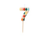 Balon foliowy Gwiazda 3D, 70cm, granat