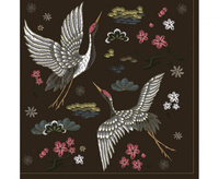 #ZSE Serwetki papierowe Embridered Cranes, 33 x 33 cm, 20 szt.