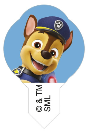 Waflowe dekoracje na muffinki Psi Patrol 12 szt.