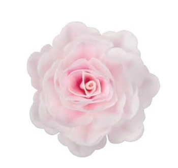 Dekoracja waflowa RÓŻA RÓŻOWA 4,5 cm Rose Decor