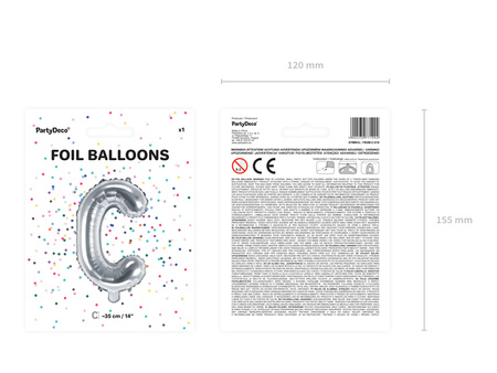 Balon 1 m, Mrs, biały