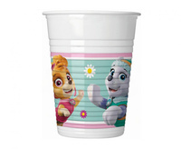 #ZKU Kubeczki plastikowe (WM), Paw Patrol Skye & Everest (Nickelodeon), 200ml, 8 szt. (SUP label) KK