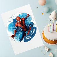 Opłatek na tort SPIDERMAN WZ. II