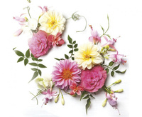 #ZSE Serwetki pap. Delicate Flowers Composition, 33x33 cm