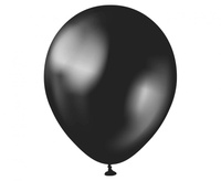 #BL Balony Beauty&Charm, metaliki czarne 5"/ 20 szt.