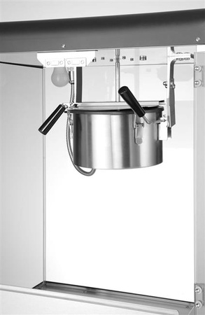 Urządzenie do popcornu, HENDI, 80L, czarny, 220-240V/1155W, 560x445x(H)775mm Wariant podstawowy