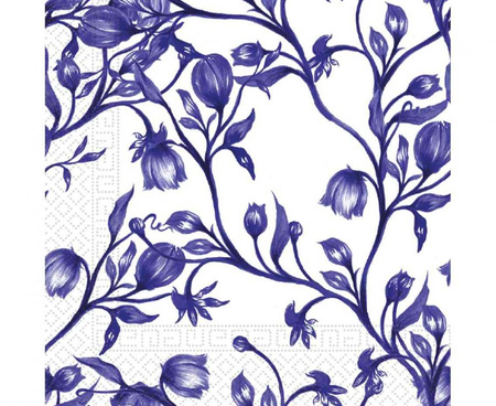 #ZSE Serwetki papierowe Blue Porcelain, 33 x 33 cm, 20szt.