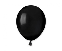#BL Balony A50 pastel 5" - czarne 14/ 100 szt.