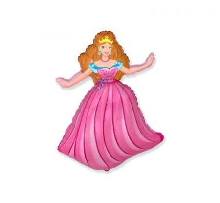 #BFK Balon foliowy 14" FX - Księżniczka, niepakowany