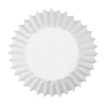 Białe papilotki do muffinek 50x30 mm 50 szt.
