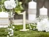 Baner Love, srebrny, 21x55cm