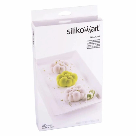Forma silikonowa BĄBELKI - BOLLICINE 70x30mm 6 gniazd Silikomart