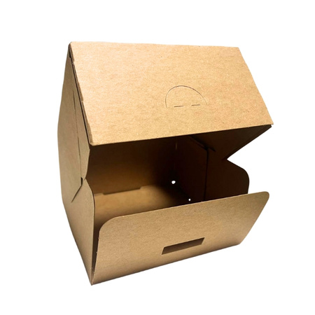 Pudełko na ciasto 13x13x7 cm KRAFT