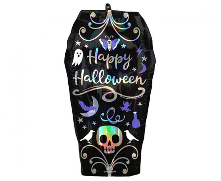 #BFK Balon foliowy 38 x 68 cm, Iridescent Coffin, SuperShape