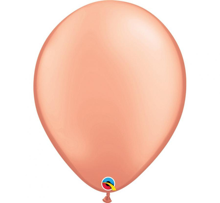 #BL Balon QL 11", metal różowo-złoty / 25 szt. KK
