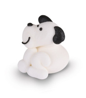 Figurka cukrowa PIESEK - CZARNE USZKA 2,5 cm Modecor