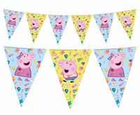 #DEBA Banner Peppa Pig, 9 flag, 230 cm