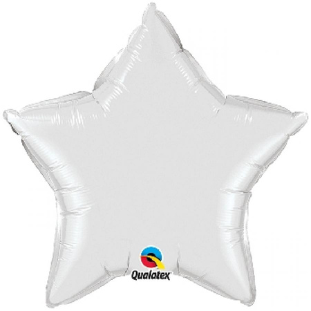 #BFK Balon foliowy 20" QL STR "Gwiazda biała" KK