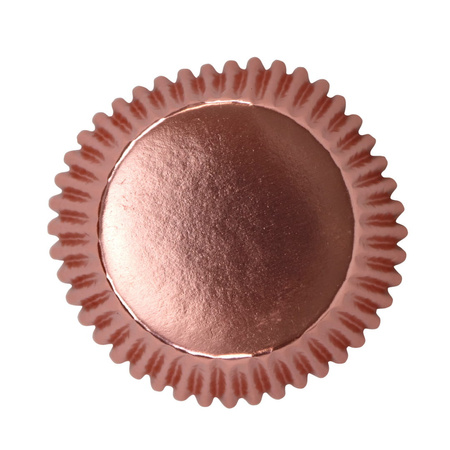 Papilotki do muffinek RÓŻOWE ZŁOTO 30 szt. PME