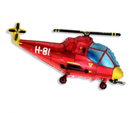 #BFK  Balon foliowy 24" FX - Helikopter (czerwony), niepakowany