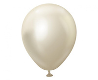 #BL Balony  5" Mirror White Gold , 100 szt.