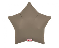 #BFK Balon Ibrex Hel, gwiazda 15", Taupe, 5 szt.