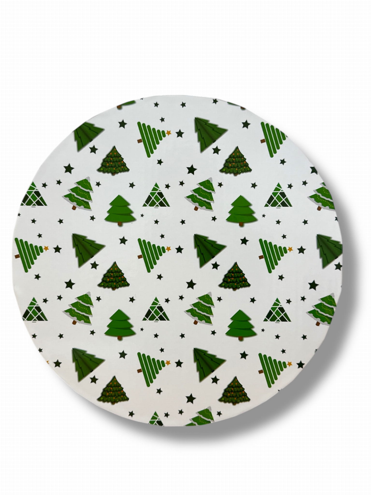 Podkład pod tort CHOINKI śr. 30 cm h 10 mm Julita