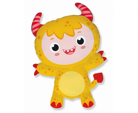 #BFK Balon foliowy 24" FX - Mały Potwór (żółty), niepakowany