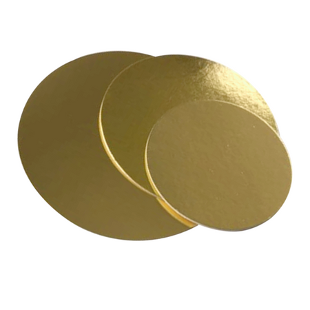 Cienki podkład pod ciasto ZŁOTY Ø 30 cm 10 szt.