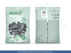 Balony Eco 30cm pastelowe, czarny (1 op. / 100 szt.)