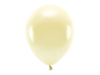 Balony Eco 30cm metalizowane, słomkowy (1 op. / 100 szt.)