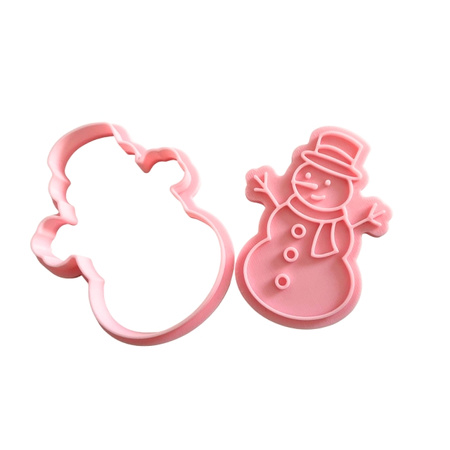 Zestaw 2 szt. foremek do tworzenia dekoracji BAŁWANEK WZ. I KicCake