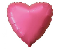 #BFK Balon foliowy 18" FX - Serce (pastel czerwony), pakowany