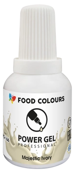 Barwnik w żelu KOŚĆ SŁONIOWA 20g PowerGel Food Colours