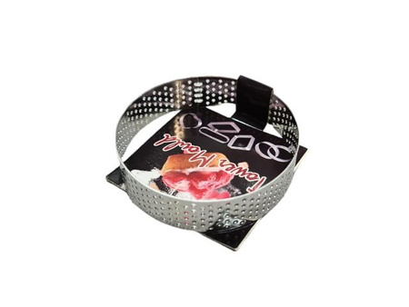 Rant perforowany do kruchego ciasta tartaletek tarty monoporcji 8 cm