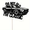Topper na tort HAPPY BIRTHDAY AUTO I'M NOT OLD, I'M CLASSIC
