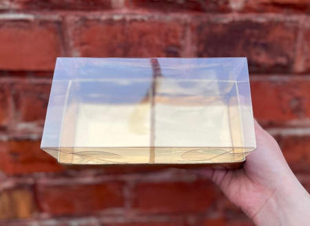 Pudełko na 2 monoporcje 17,5X8,5X7,5 cm ZŁOTE