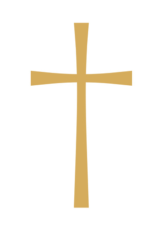 Decor topper na bok tortu KRZYŻ wz.VII