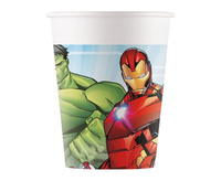 #ZKU Kubeczki papierowe (WM), Mighty Avengers (Marvel), 200ml, 8 szt. (SUP label) KK