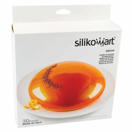 Forma silikonowa do tortów musowych kropla GOCCIA poj. 1,6 l Silikomart