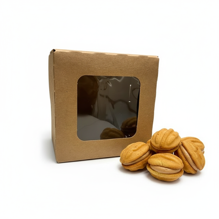 Pudełko na ciasto 13x13x7 cm KRAFT