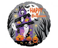 #BFK Balon foliowy 18" Halloween Haunted House