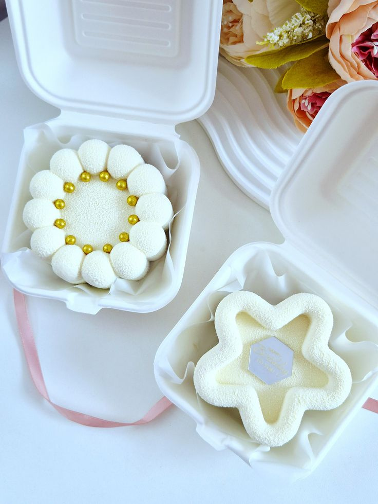 Sztywne ekologiczne pudełko na ciasto i desery bento cake