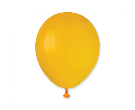 #BL Balony A50 pastel 5" - ciemnożółte 03/ 100 szt.