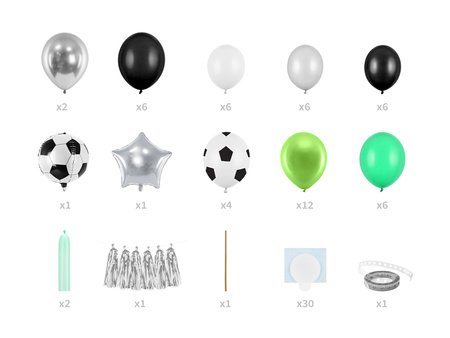 Balon foliowy Wrotka, 74x51cm, mix
