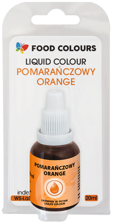 Barwnik w płynie POMARAŃCZOWY 20 ml Food Colours