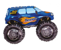 #BFK Balon foliowy 24" FX - "Samochód TWISTER" (niebieski), pakowany